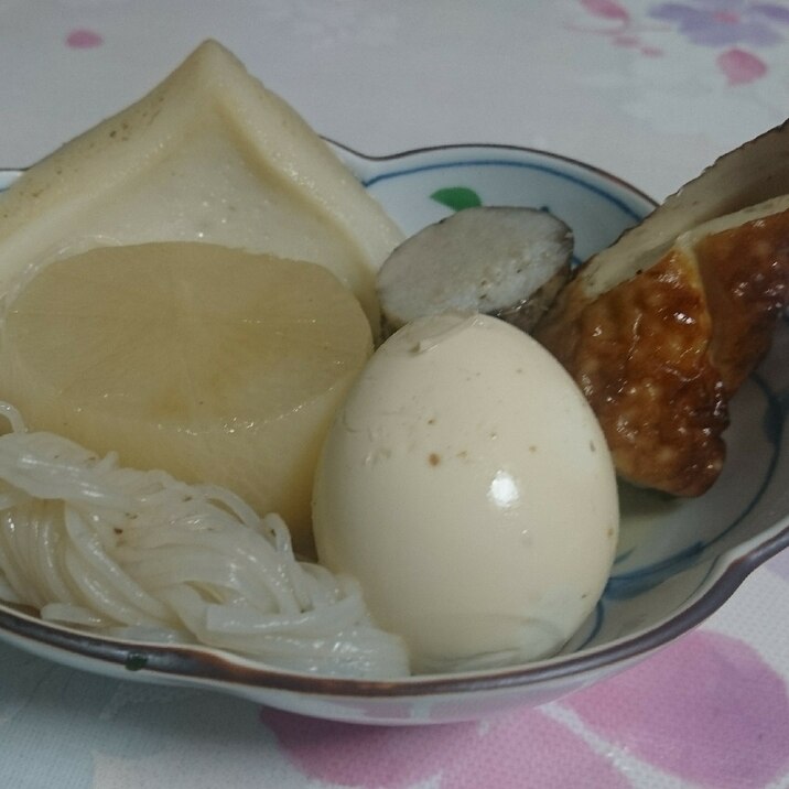 味染みる美味しいおでん